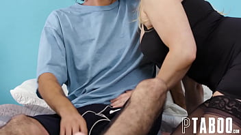 Preview 3 of Dod Big - Christie Stevens Seduces her Stepson to Fuck Her Hard