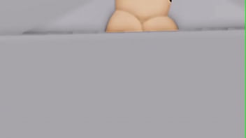 Preview 3 of 180 Degree - roblox slut gets fucked in a scho0l bathroom