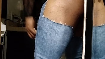 Preview 2 of Miakhalifa Porn Pics - 6 black balls in the ass, piss my pants, dildoing and a cum fountain.