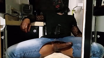 Preview 3 of Miakhalifa Porn Pics - 6 black balls in the ass, piss my pants, dildoing and a cum fountain.