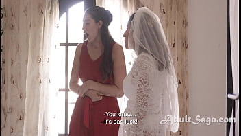 Preview 3 of Alana Hae - Bride Caught Having Her One Last Time.. - Whitney Wright,   April O Neil
