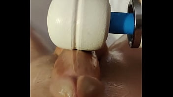 Preview 2 of Britney White Xxx - 051 01 Hitachi Wand Milking So Much Pre Cum Out Part 1 Vegaslife486