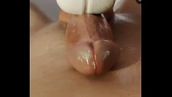 Preview 3 of Britney White Xxx - 051 01 Hitachi Wand Milking So Much Pre Cum Out Part 1 Vegaslife486