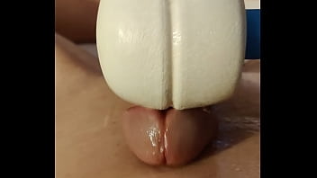 Preview 1 of Britney White Xxx - 051 01 Hitachi Wand Milking So Much Pre Cum Out Part 1 Vegaslife486