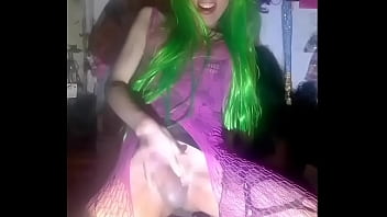 Preview 4 of Hendehdfxx - MASTURBATION SERIES 2:GREEN LONG HAIR, JERKING OFF TILL I CUM ON ALL OF YOU,  ONE TIME WITHOUT TOUCHING MYSELF AND THE OTHER DOING IT(COMMENT, LIKE, SUBSCRIBE AND ADD ME AS A FRIEND FOR MORE PERSONALIZED VIDEOS AND REAL LIFE MEET UPS)