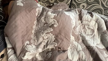 Preview 1 of Behind The Scene Porn Movie - on under the blanket masturbating I fuck her .she plays with a vibrator