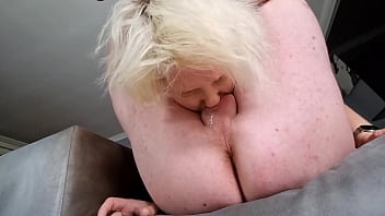 Preview 4 of Jxxxx Mom Sleeping Dauther - Blonde slut getting facefucked and footlocked to gag on my cock
