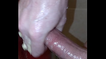 Preview 4 of Mallu South - 031 Smooth Handwork Gripping My Dick In The Shower. Edging Again!