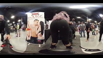 Preview 3 of Britsih Hotels - Nikki Bender body tour at Exxxotica NJ 2021 in 360 Degree VR