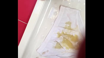 Preview 3 of Emoctinal Sex - pissing on my undie