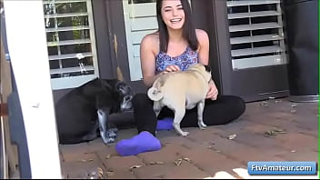 Preview 1 of Anally Driven Teen Desires - Cutie teen amateur brunette Kylie fucks her juicy pussy with a couple of sharpies