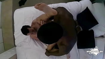 Preview 4 of Miya Khalsi - Hot Twink slut gets fucked bareback and cum inside his ass by XXL BBC cock