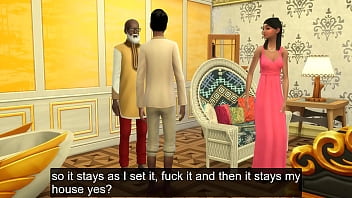 Preview 1 of Cum Over Us - Indian wife shared with stepdad in exchange for the house - amateur Cuckold