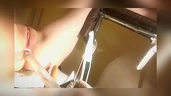 Preview 2 of Out Sun - Anal dildo hammering