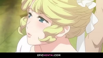 Preview 2 of Mallu Sindhu In Bed - Blonde maid takes care of your needs - Hentai waifu character porn