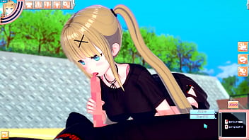 Preview 1 of Tease And Taunt Pussy - 【エロゲーコイカツ！】 金髪爆乳ギャルJKエレノア(オリキャラ)に仁王立ちフェラしてもらいまくる３DCGエロアニメ動画