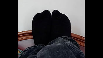 Preview 1 of Chyina Xxxvideos - Teasing in black socks