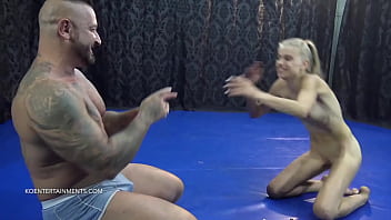 Preview 2 of Chalid - Bonnie Dolce vs. Zsolt - Chess Fight - SHORT