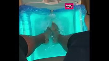 Preview 3 of Sauna Bruxelles Fist - Lemon juice toes