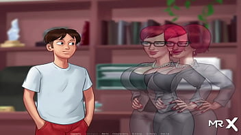 Preview 4 of Com Insyda Me - SummertimeSaga - Fucked on the table in the bank E2 # 63