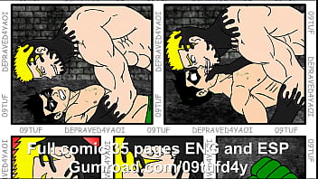Preview 4 of Sexbul Tiger - Venom vs Robin Full Comic