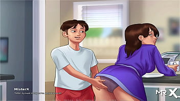 Preview 2 of T Rbanl Upskirts - SummertimeSaga - Swimsuit and Wet Pussy in the Kitchen E2 # 60