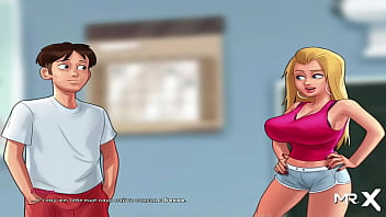 Preview 2 of You Jizz Japanis - SummertimeSaga - Teacher Jerks Off And Wants My Cum E2 # 41