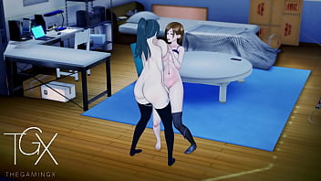 Preview 3 of Sis Braxxx New Hd - Anime Gaming Nobara and Maki Sex Lesbian Jujutsu Hentai Yuri