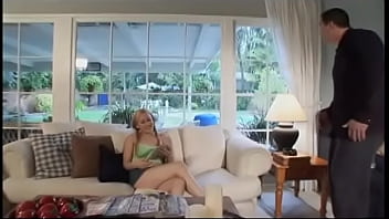 Preview 1 of New Siks - Young blonde with a tattoo on a beautiful ass passionately kisses a horny stud and substitutes her pussy under his hot tongue before hard fucking