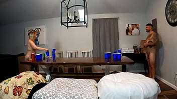 Preview 2 of College Fuck - Our version or pong called Sex Pong