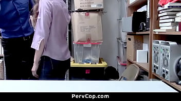 Preview 1 of Remas Susu Dan Kocok Kontol - Criminal Booty Got Fucked By Mall Officer in The Security Room