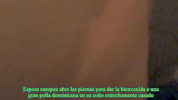 Preview 1 of Prother Sex In Sister - Gran polla Dominicano con esposa europea Puerto Plata