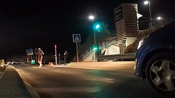 Preview 1 of Drag Bike - exhib urbaine et retour nu dans parking et  ascenceur