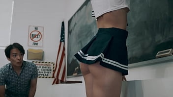 Preview 2 of Liggy Guest With Them - Slutty Chloe Cherry fucks her Chinese Teacher during Class- Psychoporn.Net