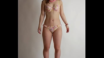 Preview 1 of Yoga Forced Fuck - Big ass girl is photographed with her underwear removed to reveal her pubic hair.