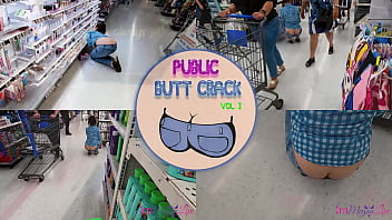 Preview 1 of Washroom Maa - PUBLIC BUTT CRACK Vol. 3- Preview - ImMeganLive