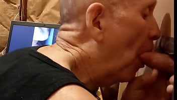 Preview 4 of Bege Vs Mom - Quick Blowjob at My Homemade Glory Hole