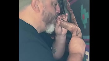 Preview 3 of Daddy Partiy - Hung married dick shows up at traveling Gloryhole