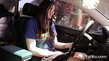 Preview 2 of Allison Parker Ray - Horny Yanks Matilda Masturbating While Driving