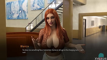 Preview 1 of Rum Men - COLLEGE BOUND #66 &bull_ Chilling with divine Blance and her voluptuous boobs