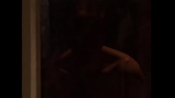 Preview 4 of Suana Outdoor Hot Spring - Hot homeless girl has her tight cunny fucked in train cab