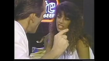 Preview 1 of Madres Con Hijos Incesto - Sexy Latina loves when her lover licks wet pussy on a high bar stool while she sucks his horny cock behind the bar