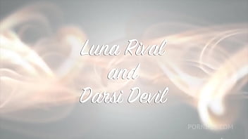 Preview 4 of Teenly Baby - Luna Rival with Darsi Devil anal masturbation and hard anal fuck