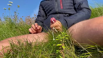 Preview 4 of Sunny Leone Wild Vacation - Outdoor urethral cock sounding with cumshot finish