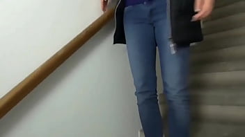 Preview 2 of Erotic Mobi - Beautiful classmate ask her friend to record her beautiful pussy at university emergency stairs