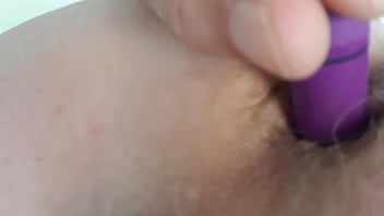 Preview 4 of Uncensored Bisex - Anal play with bullet toy