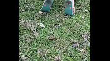 Preview 3 of Mature Eboy - voyeur showing my big ass outside and the park