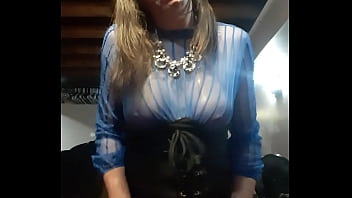 Preview 3 of 18 Sahl School Gals Sex Gang Rap - Sissy Jade Cumming In A Corset Dress