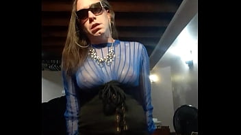 Preview 4 of 18 Sahl School Gals Sex Gang Rap - Sissy Jade Cumming In A Corset Dress