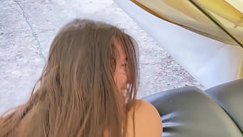 Preview 3 of Hd Local Videos - Girl Gets Creampied By Her Step Brother While Camping